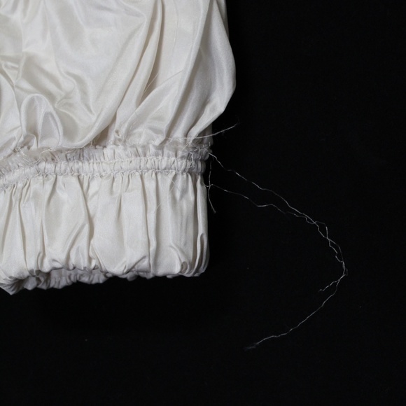 Anne Klein Off White Silk Snap Button Jacket - Picture 2 of 6